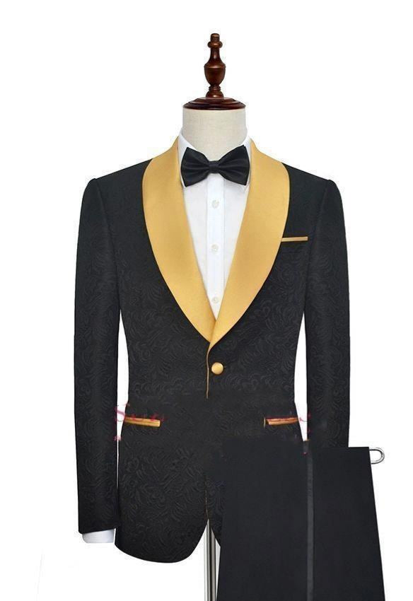 Black and Gold Suit