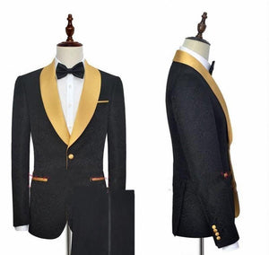 Black and Gold Suit